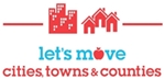 Let's Move! Cities, Towns, and Counties logo