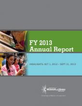 Cover of 2013 Annual Report