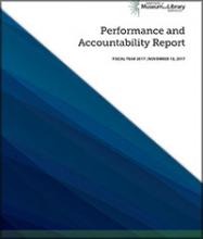 Cover of 2017 Performance and Accountability Report Cover of 2017 Performance and Accountability Report