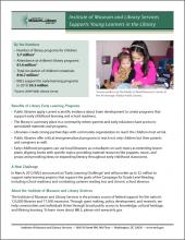 Cover of Talking Points: Young Learners in the Library