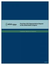 Cover of 2014 Congressional Budget Justification
