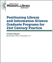 Cover of Positioning Library and Information Science Graduate Programs for 21st Century Practice Cover of Positioning Library and Information Science Graduate Programs for 21st Century Practice