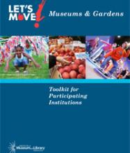 Cover of Let's Move Museums and Gardens toolkit
