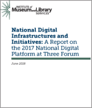 Cover of National Digital Infrastructures and Initiatives: A Report on the 2017 National Digital Platform at Three Forum Cover of National Digital Infrastructures and Initiatives: A Report on the 2017 National Digital Platform at Three Forum
