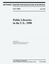 Cover of E.D. TAB: Public Libraries in the United States: 1990
