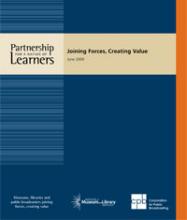 Cover of Partnership for a Nation of Learners: Joining Forces, Creating Value