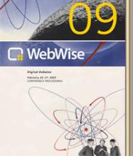 Cover of WebWise 2009 Conference Proceedings