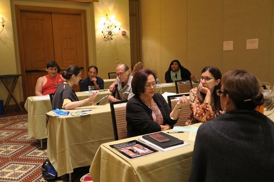 NANH grantee meeting participants group tables