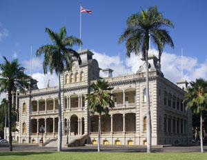 Exterior photo of ‘Iolani Palace