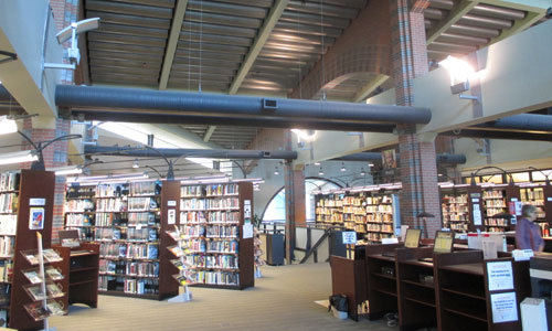 Ypsilanti District Library building interior