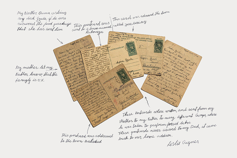 Holocaust Museum postcard exhibit
