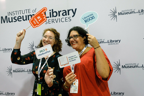 IMLS Staff at the National Book Festival 2021