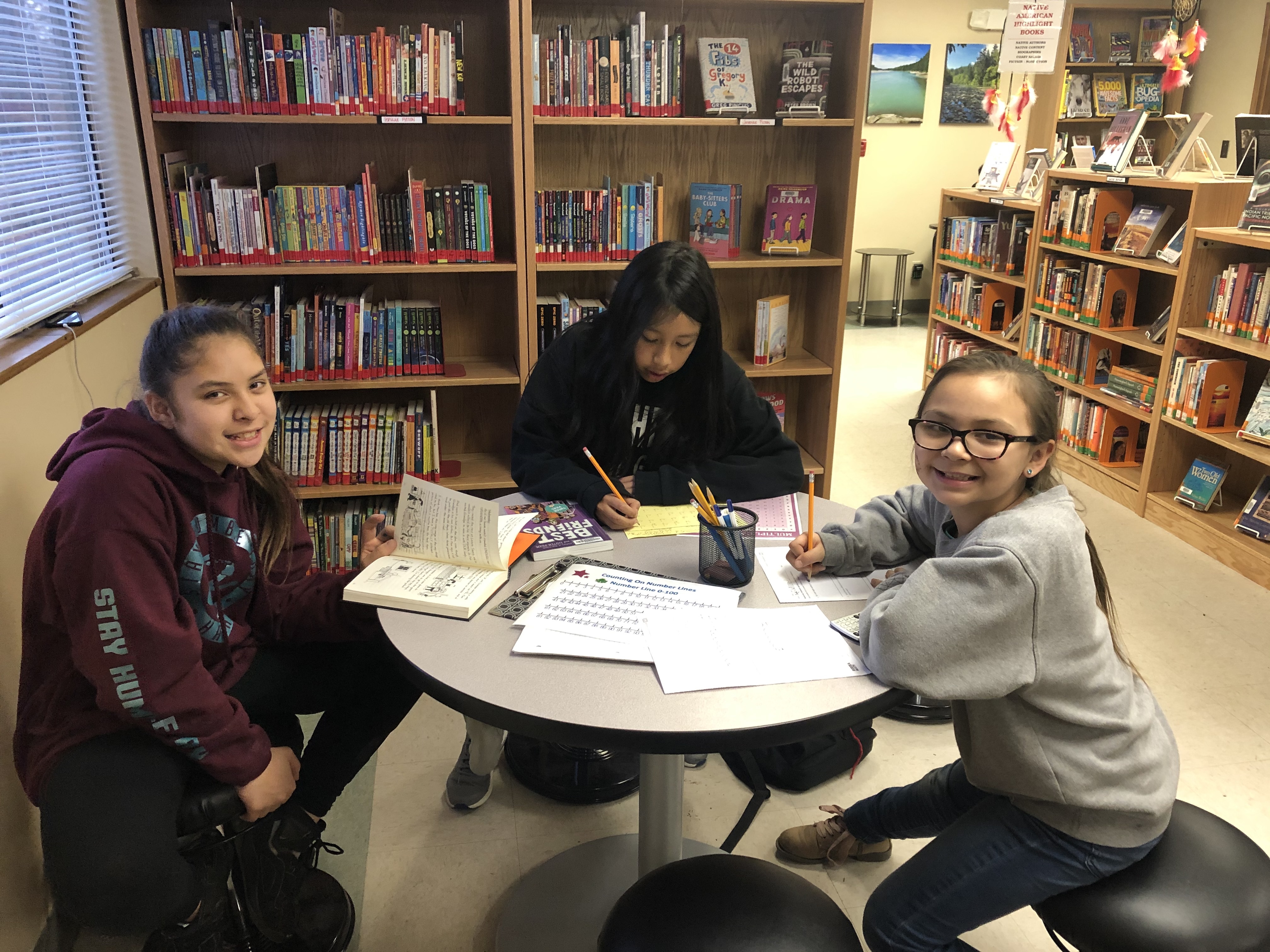Nooksack After school homework and reading time_NAB photo