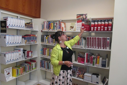 The citizenship corner at Ferguson Library