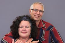 Rachelle Huddleston-Lorton (L) and Glenn Lorton (R)