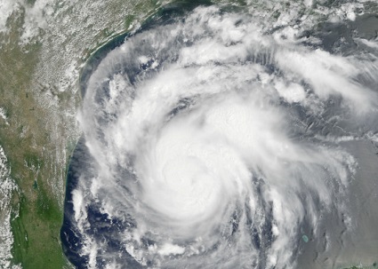 Hurricane image from NASA