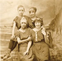 Bathing Beauties, 1890. Courtesy of American Labor Museum/Botto House National Landmark