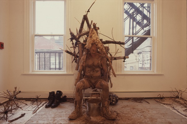 Mudman Performance at the Mattress Factory, 1990