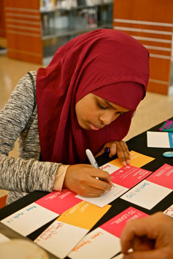 Hennepin County Library Welcome Event attendee