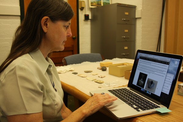 Illinois State Archaeological Survey (ISAS) Curator, Dr. Laura Kozuch