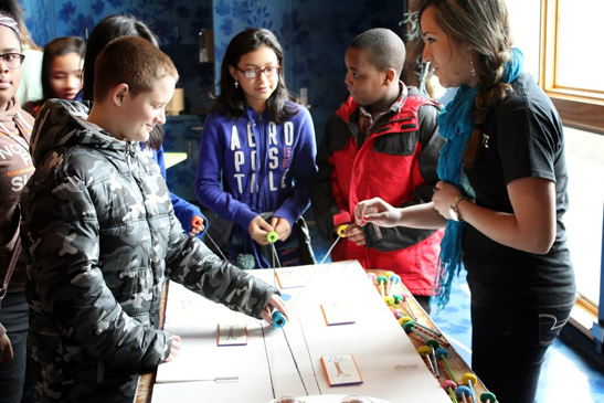 he Detroit Zoological Society’s Tomorrow’s Leaders Today program participants explore science concepts in hands-on, interactive workshops. 