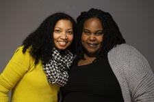 Tracey Baptiste (L) and Renée Watson (R)