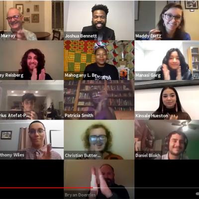 Video conference call screenshot