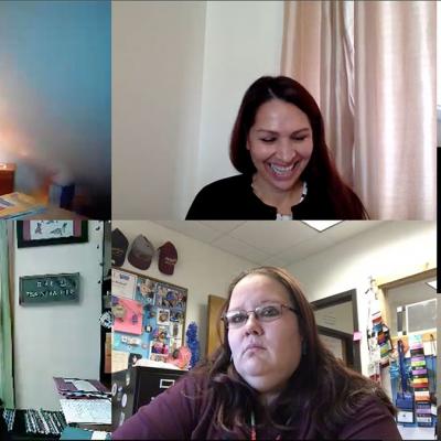 Web conference screenshot of quarterly board meeting participants.