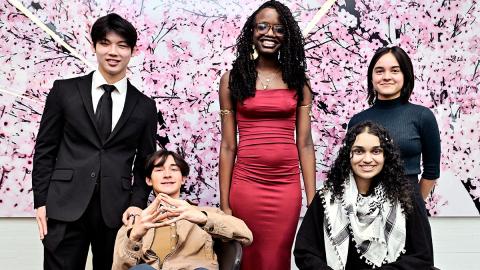 2024 National Student Poets group photo