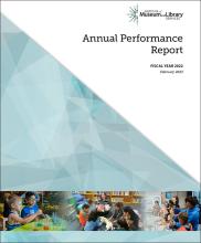 2022 Annual Performance Report Cover
