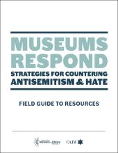 Museums Respond: Strategies for Countering Antisemitism & Hate Field Guide to Resources cover