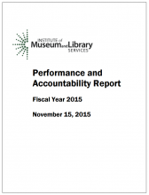 2015 Performance and Accountability Report Publication Thumbnail