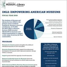 FY 2020 Office of Museum Services: Empowering American Museums cover image