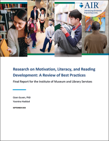 Research on Motivation, Literacy and Reading Development: A Review of Best Practices cover