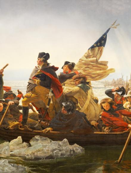 George Washington crossing the Delaware, by Emanuel Leutze, 1851