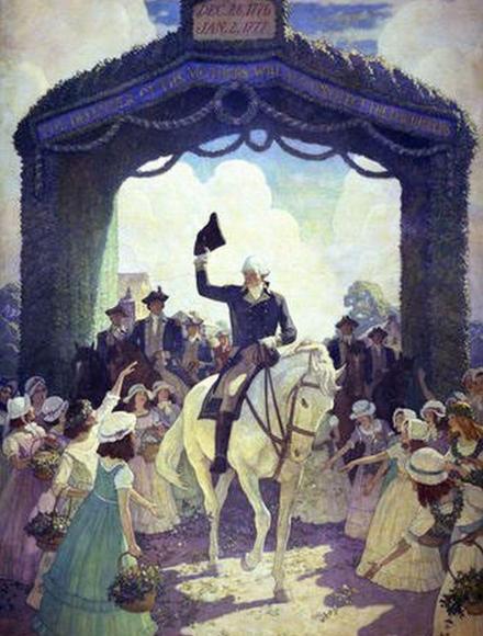 Reception to Washington on April 21, 1789